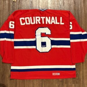 Vintage Montréal Canadiens men’s XL hockey jersey
 Courtnall